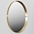 Riflessi Omega Round Metal Mirror 3D model small image 1