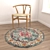 Round Rug Set: Versatile and High-Quality 3D model small image 4