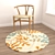 Round Carpets Set 218: Versatile and Stunning 3D model small image 4