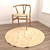 Round Rugs Set - Versatile and Stylish 3D model small image 4