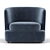 Luxury Reclining Apollo Armchair 3D model small image 3