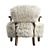 Title: Yeti Beige Cabana Chair - Stylish Comfort by Timothy Oulton 3D model small image 4