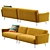 Vibrant Pop Sofa: Sleek and Stylish 3D model small image 2