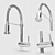 Sleek Pull-Down Kitchen Faucet 3D model small image 2