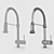 Sleek Pull-Down Kitchen Faucet 3D model small image 5