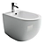 Metropol Floor Bidet - CN4005 by Ceramica Nova 3D model small image 1