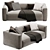 Modern Minotti Donovan Sofa 3D model small image 2