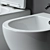 Metropol Hanging Bidet CN4003 by Ceramica Nova 3D model small image 2