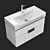 Elegant Jacob Delafon Sink Set 3D model small image 1