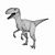 Sleek Raptor 3D Model - Perfect for Animation! 3D model small image 4