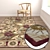 Luxury Textured Carpet Set 3D model small image 5