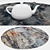 Versatile Set of Round Carpets for Stunning Renderings 3D model small image 3