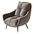 Sophia Modern Armchair 3D model small image 3