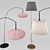 Modern Arch Floor Lamps Set 3D model small image 4