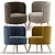 Beadle Accent Chair: Timeless Elegance 3D model small image 2