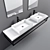 Luxury Bagnodesign Bath Set 3D model small image 2