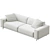 ITS KAZA Sofa: Compact, Stylish, Spacious 3D model small image 5