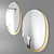 Plateau M Oval Wall Mirror 3D model small image 8