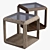 Sleek and Stylish Mattias Side Table 3D model small image 1