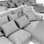 Joules DFS Large Sofa: Stylish and Spacious 3D model small image 4