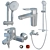 GROHE BauLoop Faucet Set: Innovative Design & Superior Functionality 3D model small image 6