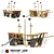 Kompan Pirate Ship: Large Playset 3D model small image 1