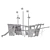 Kompan Pirate Ship: Large Playset 3D model small image 5