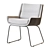 Modern Naughtone Hush Low Chair 3D model small image 1