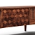 Modern Mango Wood Sideboard by Zara Home 3D model small image 3