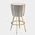 Elegant Eichholtz BOLTON Bar Stool 3D model small image 3