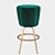 Elegant Eichholtz BOLTON Bar Stool 3D model small image 4