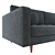 Contemporary Sven Sofa: Sleek Design, Superior Comfort 3D model small image 2