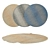 Title: Versatile Round Carpets Set 3D model small image 1