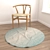 Round Carpet Set - 6 Unique Designs 3D model small image 4