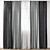 Elegant Curtain Design 3D model small image 1