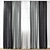 Elegant Curtain Design 3D model small image 4