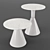 Elegant Sancal Pion Sidetables 3D model small image 3