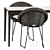 Sleek Outdoor Combo: Gigi II Armchair & Mirto Outdoor Table 3D model small image 3