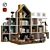 Whimsical Kids Room Decor Set 3D model small image 1