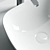 Elegant Ceramica Nova Element Washbasin 3D model small image 2