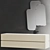 Edone Vanity Set with Integrated Sink - NIK 006 3D model small image 2