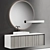 Edone Modern Suspended Vanity - CRI 002 3D model small image 2