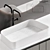 Edone Modern Suspended Vanity - CRI 002 3D model small image 3