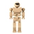 Wooden Robot Toy 3D model small image 2