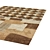  Vibrant Floral Rug: 3 888 Polys, 4 004 Vets 3D model small image 2