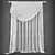 Elegant Poly Curtain Set 3D model small image 2