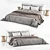 Luxury Linen Bedding Set - Enhanced Comfort 3D model small image 3