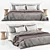 Luxury Linen Bedding Set - Enhanced Comfort 3D model small image 5