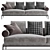 B&B Italia Atoll Sofa: Modern Luxury and Superior Comfort 3D model small image 2