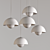 Scandinavian Minimalist Pendant Light 3D model small image 3